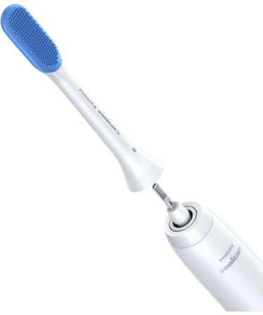 Philips Sonicare TongueCare Brush Heads HX8072/80 - 2-Pack Tongue Cleaner Attachment White | Optimal Oral Hygiene - Buy Online on GoSupps.com