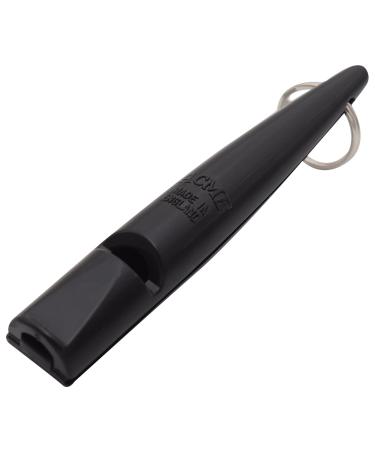 ACME dog whistle No. 211.5 with instructions - The original from England: loud and far-reaching (Black)
