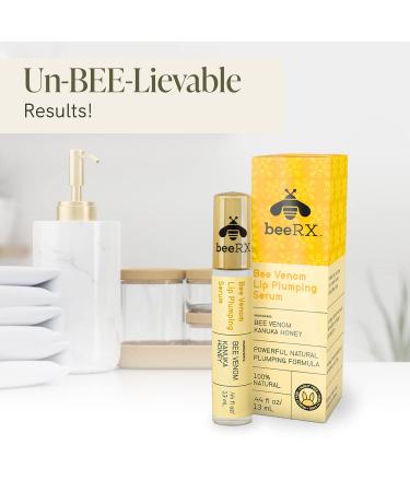 Bee Rx Lip Plumping Serum with Bee Venom & Kanuka Honey - Anti-Aging Lip Care & Moisturizer - Buy Online on GoSupps.com