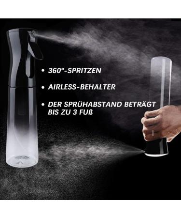 Tanshine 160ml Color Gradient Black Spray Bottle for Plants Cleaning & Disinfectant - Fine Fog Hair & Water Spray Bottle - Buy Online on GoSupps.com