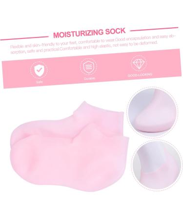 1 Pair Protective Socks Heel Socks Dry Cracked Gel Socks Gel Socks for Cracked Heels Socks for Dry Cracked Feet Women Foot Silicone Gel Moisturizing Sock Miss Spa Sebs Cotton Socks - Buy Online on GoSupps.com