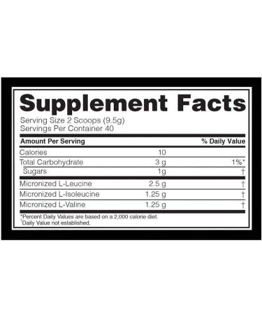 Optimum Nutrition Instantized BCAA Powder - Keto Friendly 5000mg Essential Amino Acids, Fruit Punch, 40 Servings - Buy Online on GoSupps.com