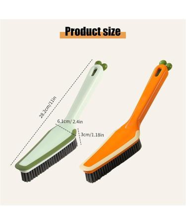 4 in 1 Crevice Cleaning Brush Hard Bristle Crevice Cleaning Brush Multifunctional Gap Cleaning Scrub Brush for Household Kitchen Bathroom 2pcs Green - Buy Online on GoSupps.com