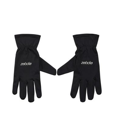 ZEBDIA Men's Sports Gloves Running ML Black