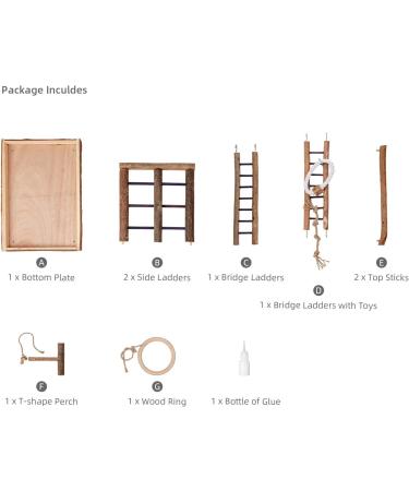 Niteangel Bird Playground: Natural Living & Activity Center for Birds - Buy Online on GoSupps.com