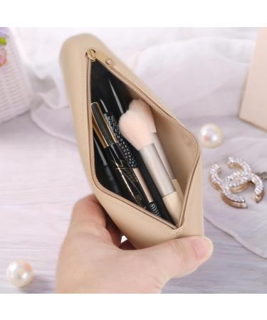Travel Makeup Brush Case with Mirror | Portable & Fashionable Cosmetic Holder - Soft & Comfortable Makeup Brush Organizer - Buy Online on GoSupps.com