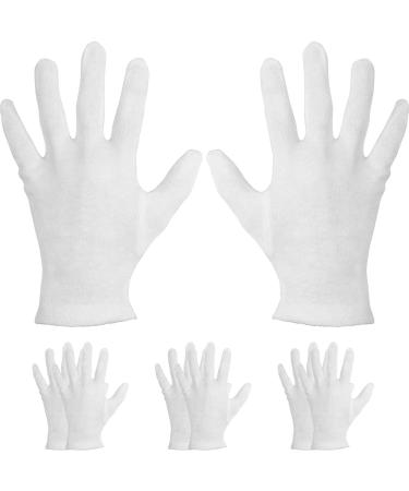 4 Pairs Moisturizing Gloves Cotton Hand Spa Moisturizing Gloves White