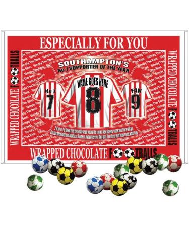 Southampton Football Shirt Personalised Gift Boxed Sweets Variety - Buy Online on GoSupps.com