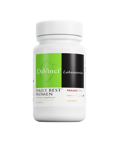 DAVINCI Labs - Daily Best Women - A Dietary Supplement with Vitamin B6 Vitamin B12 Vitamin C Vitamin K2 and More - Vegetarian Gluten-Free - 90 Capsules