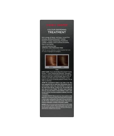 John Frieda Brilliant Brunette Hair Color Deepening Treatment for Cocoa Infused Darker Color 4 oz with Evening Primrose Oil (Pack of 2) TREATMENT 2 - Buy Online on GoSupps.com