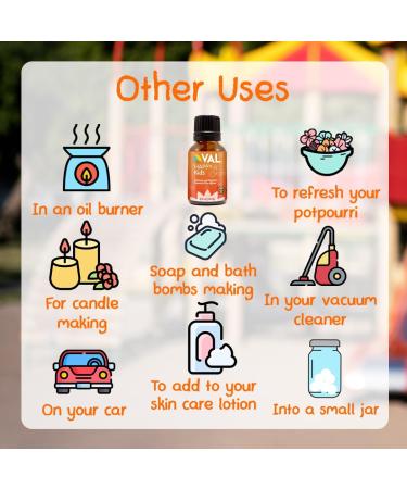 VAL Happy Kids Calmness & Relaxation Essential Oil Blend - Kid Safe Aromatherapy for Diffusers | 0.5 oz (15 ml) - International Shipping Available - Buy Online on GoSupps.com