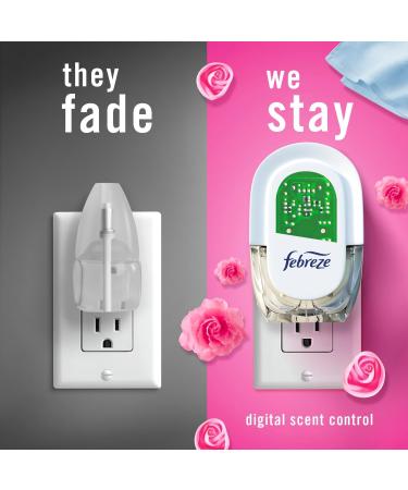 Febreze Odor-Fighting Fade Defy PLUG Air Freshener Refills - Downy April Fresh & Mediterranean Lavender 4 Pack (0.87 fl. oz. Each) - International Shipping Available - Buy Online on GoSupps.com