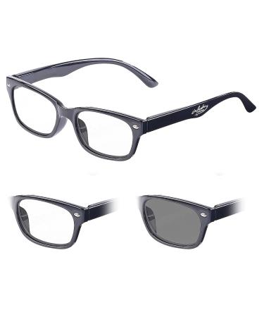 Infactory suns reading glasses: Self-tinting reading glasses with UV protection 400 1.0 diopters (self-tinting glasses reading glasses for the whole day self-tuning)