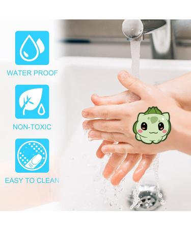 Anime Cartoon Temporary Tattoos Stickers - Kids Birthday Party Favor Decorations - 20 Sheets - Buy Online on GoSupps.com