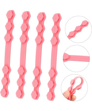 Magiclulu 10 pc Masking Hooks & Lanyard | Mask Holder Ear Protector Tape & Earrings Buckle | Pink - Buy Online on GoSupps.com