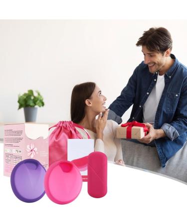 Zoydp Menstrual Disc (2 Pack) - Reusable Silicone Cups for Sports & Swimming Leak-Proof Period Solution Eco-Friendly Alternative to Tampons - Buy Online on GoSupps.com