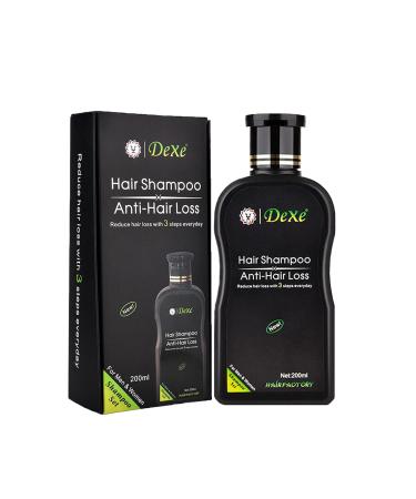 Dexe Hair Growth Shampoo  Anti-Hair Loss Shampoo  Shampoo for Thinning Hair and Hair Loss- Potent Natural Organic Ingredients - Repair Damaged Scalp - For All Hair Types  Men & Women Hair Loss Shampoo 200ml 6.76 FL OZ