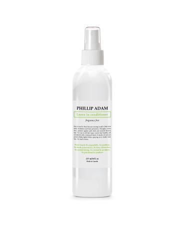 Phillip Adam Fragrance Free Leave In Conditioner Spray and Detangler - Paraben Free & Silicone Free - Designed for All Types of Hair - 8 fl. oz
