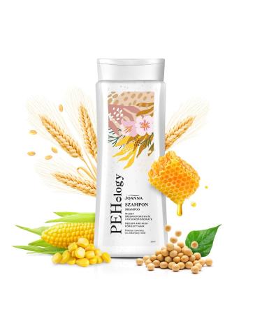 Joanna JOANNA PEHology Shampoo for Medium to Strong Porous Hair - Intensive Cleansing Shampoo for Hair and Scalp - Strengthening Shampoo for Damaged & Dry Hair - 300ml