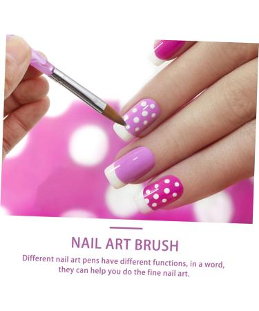 Ipetboom 1 Set Dust Brush Suit Nail Brush Nail Liner Nail Art Diy Pen Nail Drawing Brush Detailing Brush Kit Nail Design Brush Nails Gel Nail Art Pens Acrylic Rod Crystal Pen Painted - Buy Online on GoSupps.com