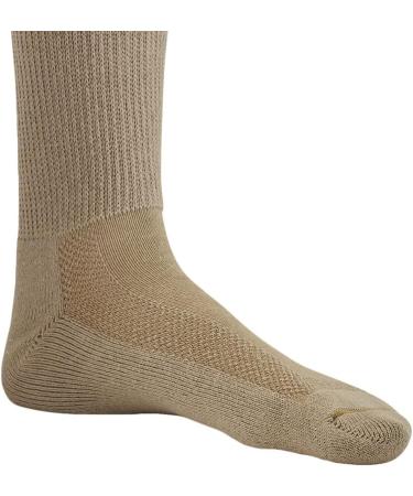 Ames Walker Cotton Diabetic Crew Socks 2-Pack White, Large/X-Large - Buy Online on GoSupps.com