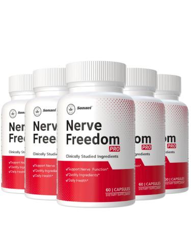 Sonavi Nerve Freedom Capsule | NerveFreedom Pro Advanced Supplement | Capsules for Women & Men -300 Capsules