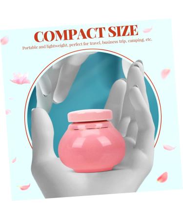 minkissy Storage Bottle Cans Lotion Jars Refillable Cream Jar Household Ointments Jar Face Cream Refillable Cream Container Bulk Lotion Makeup Container Ceramics Tea Thread Travel 6x5.5cm Pink - Buy Online on GoSupps.com