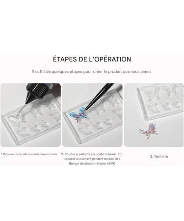 Nail Sculpting Gel | 10ml Non-Stick Clear Glue for Jewelry 3D Non-Stick Clear Nail Gel - For Extensions Painting Colors Gems Glitter Design Beginner M - Buy Online on GoSupps.com