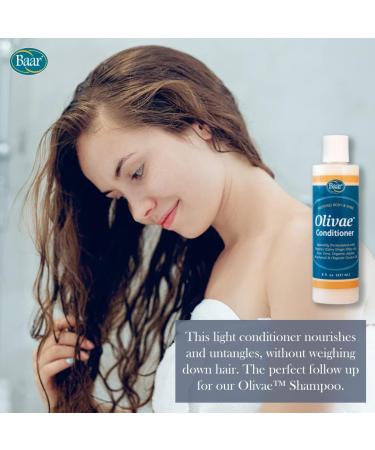 Olivae Organic Olive Oil Conditioner - Nourishing Botanical Hair Care for Healthy Follicles & Scalp | 8 oz - Buy Online on GoSupps.com