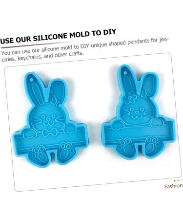 COHEALI 20 Pcs Rabbit Mold Candy Mold Gummy Mold Easter Earrings Mold Key Chain Molds Portable Lovers Tag - Buy Online on GoSupps.com