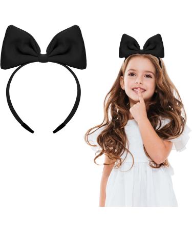 WLLHYF Bow Headbands Red Bowknot Hair Band Fashion Cute Hair Hoop Big Bowknot Headdress Perfect Hair Accessories for Women Girls Party Cosplay Christmas Valentine's Day Black - Buy Online on GoSupps.com