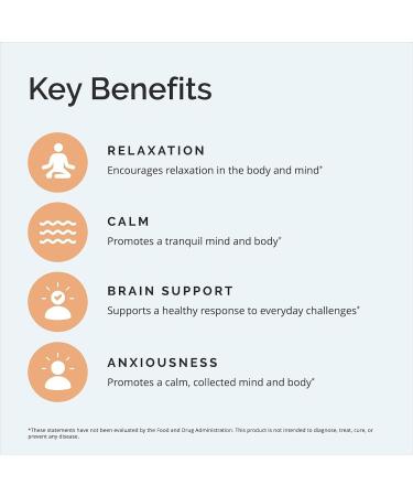 BRAINMD Dr Amen GABA Calming Support - 90 Capsules Pack of 2 - Promotes Relaxation - Contains Magnesium Vitamin B6 & Lemon Balm - 180 Total Servings 90 Servings (Pack of 2) - Buy Online on GoSupps.com