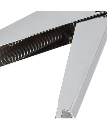 False Nail Clipper Comfortable Handle Easy Operation Good Workmanship Fake Nail Trimmer Lightweight U Shape for Home and Salon Use (Silver) - Buy Online on GoSupps.com