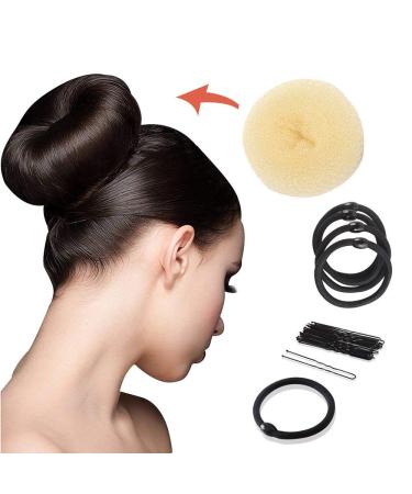 Professional Bread Maker Hair Knot Ring Set - 7 Pieces for Perfect Bun Chignon | Includes Extra Hood Tapes & Hairpins - Ideal for All Hair Types - Buy Online on GoSupps.com