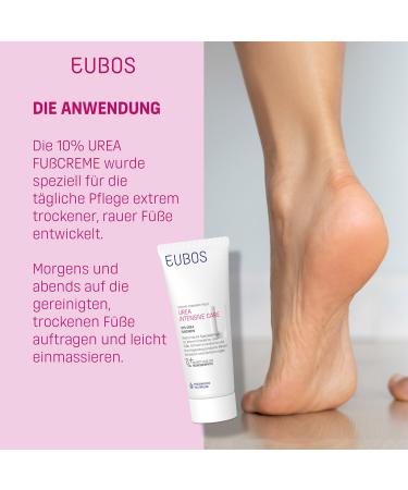 Buy Eubos Urea 10% Foot Cream 100ml - Hydrating Heel & Foot Treatment for Dry Skin | Fast International Shipping - Buy Online on GoSupps.com
