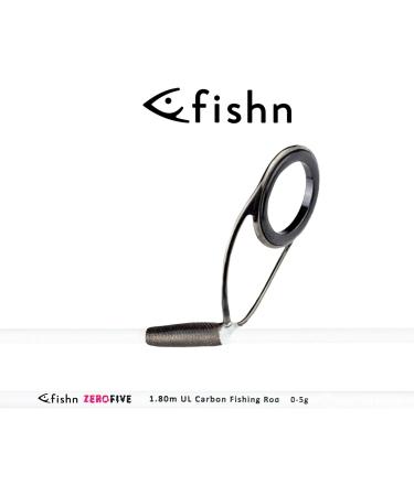 FISHN Zero Five Carbon GT Ultra Light Fishing Rod - 180cm 1-5g Casting Weight White Edition Spinning Rod for Ultimate Performance - Buy Online on GoSupps.com