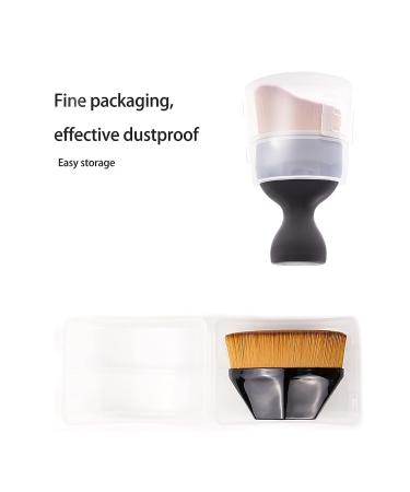 3Pcs Flat Head Makeup Brush Set - Foundation, Concealer, Contour Sideburn Adjustment Pen - Buy Online on GoSupps.com