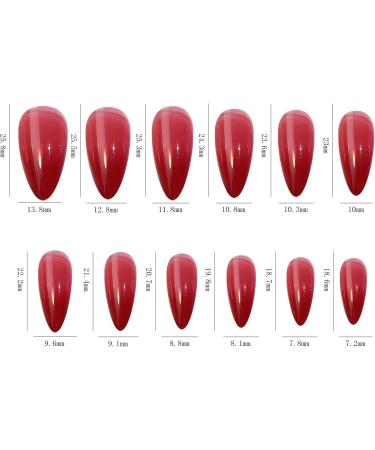 576Pcs Medium Square Nails Colored Fake Nails Artificial Fingernails Acrylic Tip 12 Size for Women Long Ballerinas Nails Square Nails Nails Long - Buy Online on GoSupps.com