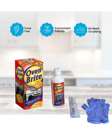 Oven Brite Complete Oven Cleaner Kit | 500 ML Bottle Bag & Gloves Included (1) - Buy Online on GoSupps.com