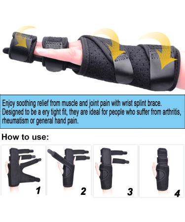 Buy Trigger Finger Splint | Two/Three Finger Support Brace for Pain Relief & Immobilization | Ideal for Arthritis Sprains and Tendonitis - Buy Online on GoSupps.com
