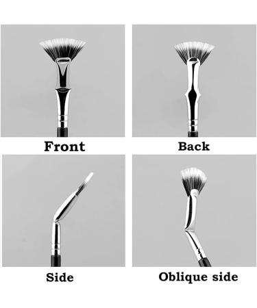 IFFANY 2024 New Folding Corner Fan Shape Mascara Brush Folding Corner Fan Shape Mascara Brush Suitable for upper and lower eyelashes 3 pieces - Buy Online on GoSupps.com