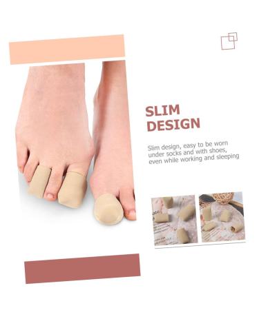 FOMIYES 2pcs Silicone Toe Sleeves - Toe Protectors for Moisturizing - 2.6x4cm - Buy Online on GoSupps.com