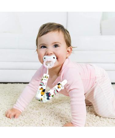 Premium Pacifier Chains & Clips for Boys & Girls - 4 Pack Pacified Band - Safe Baby Pacifier Straps - Buy Online on GoSupps.com