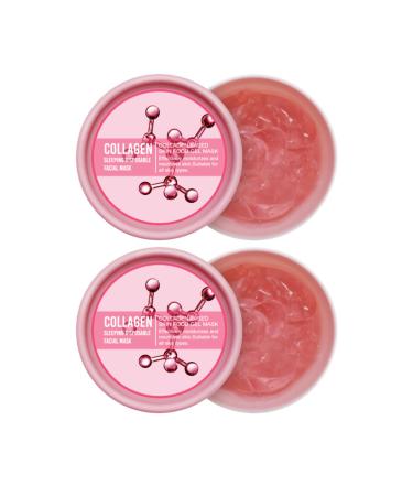 Collagen Face Mask - Face Masks Beauty - Sleeping Face Mask for women - Overnight Face Mask Skin Care - Improve Face Care - Smooth and Brightening