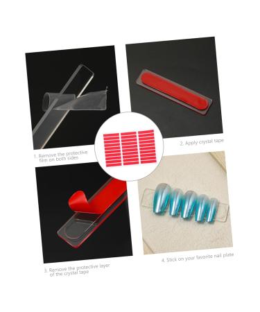 Ipetboom 5 Sheets Press Holder Double-Sided Adhesive Nail Glue Adhesive Display Stands Exhibition Shelf Press On Nail Holder - Buy Online on GoSupps.com