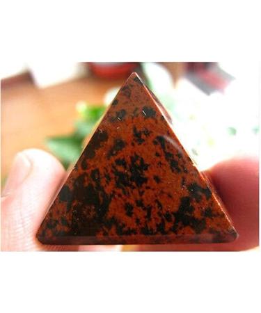 32MM Natural Quartz Crystal red Obsidian Pyramid yuebang Stone Mineral Specimen - Buy Online on GoSupps.com