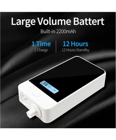 Nail kit Rechargeable Pro Brushless Nail Drill 35000RPM Electric Manicure Nail Drill 36W Pedicure Brushless Motor Charging Nails Tool Nail kit for Beginners with Everything White Gift Pack - Buy Online on GoSupps.com