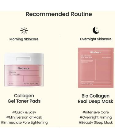 Biodance Collagen Gel Toner Pads Pore Minimizer for Face Improving Elasticity Gentle Exfoliating Korean Toner Pads for Sensitive Skin 4.93 fl.oz.(140g)*60Pads - Buy Online on GoSupps.com