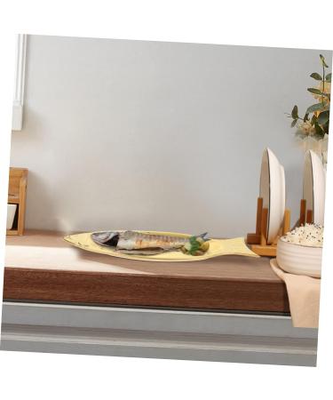 HOMSFOU 4pcs Stainless Steel Fish Plate Dinner Plates Fish Shaped Dish Grill Pan with Lid Oval Fish Dish Oval Serving Sushi Plate Dinner Serving Dish Dinnerware Food Japanese-Style Snack - Buy Online on GoSupps.com