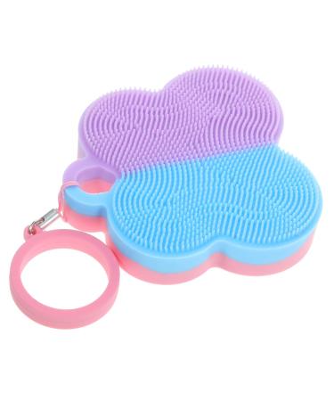 minkissy Facial Exfoliator Exfoliater Exfoliante Face Scrub Scrubber Face Exfoliating Brush Manual Facial Brush Face Exfoliator Silicone Brush for Face Clean Washbasin Sweat Pad Face Brush 7x7cm As Shown 1